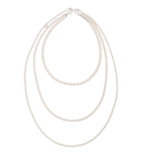 SHIPS for women「in mood:マルチ ガラス パール ネックレス」|ネックレス|