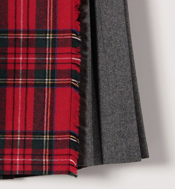 SHIPS any「ONEIL OF DUBLIN: コンビ キルト チェック スカート 25AW」|スカート|