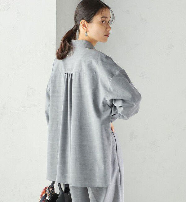 SHIPS for women「《予約》〈手洗い可能〉トロピカル ポケット シャツ（セットアップ対応）」|シャツ・ブラウス|