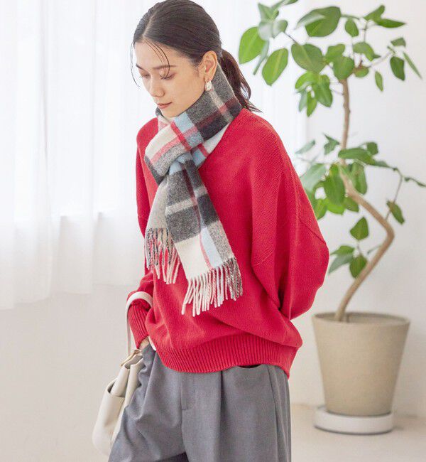 SHIPS for women「カシミヤ リバーシブル マフラー」|マフラー|