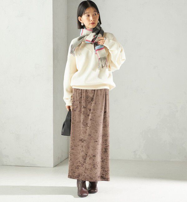 SHIPS for women「カシミヤ リバーシブル マフラー」|マフラー|