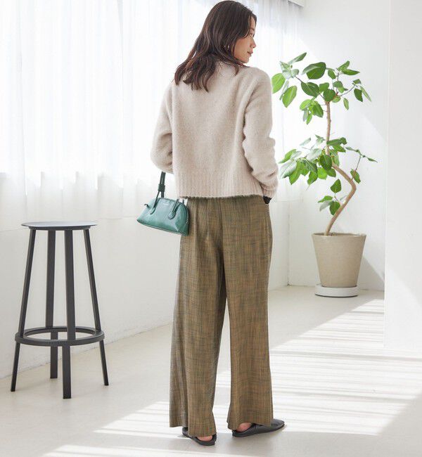 SHIPS for women「【一部WEB限定】〈手洗い可能〉フォックス クルーネック ニット カーディガン」|カーディガン|