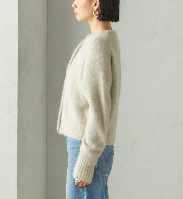 SHIPS for women「【一部WEB限定】〈手洗い可能〉フォックス クルーネック ニット カーディガン」|カーディガン|