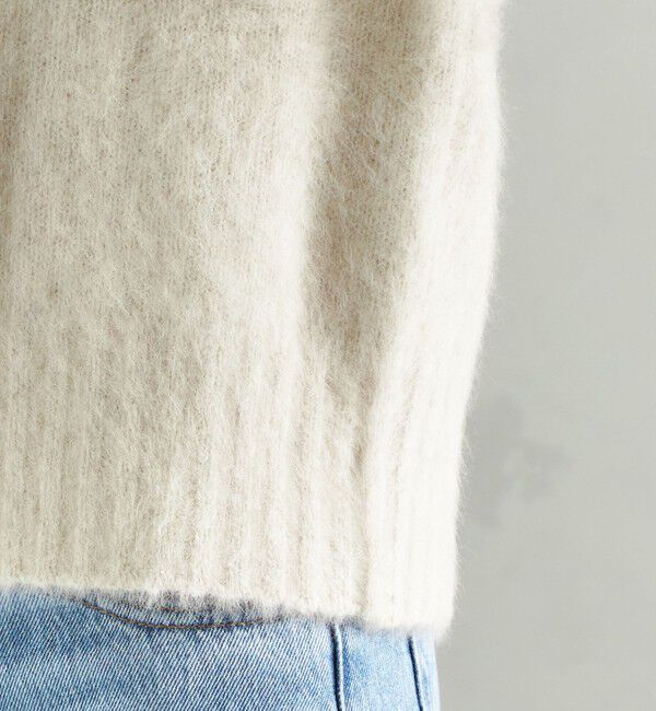 SHIPS for women「【一部WEB限定】〈手洗い可能〉フォックス クルーネック ニット カーディガン」|カーディガン|