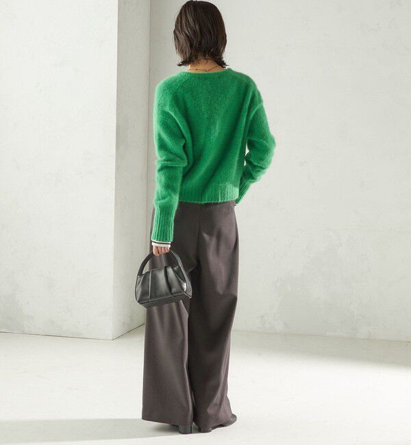 SHIPS for women「【一部WEB限定】〈手洗い可能〉フォックス クルーネック ニット カーディガン」|カーディガン|