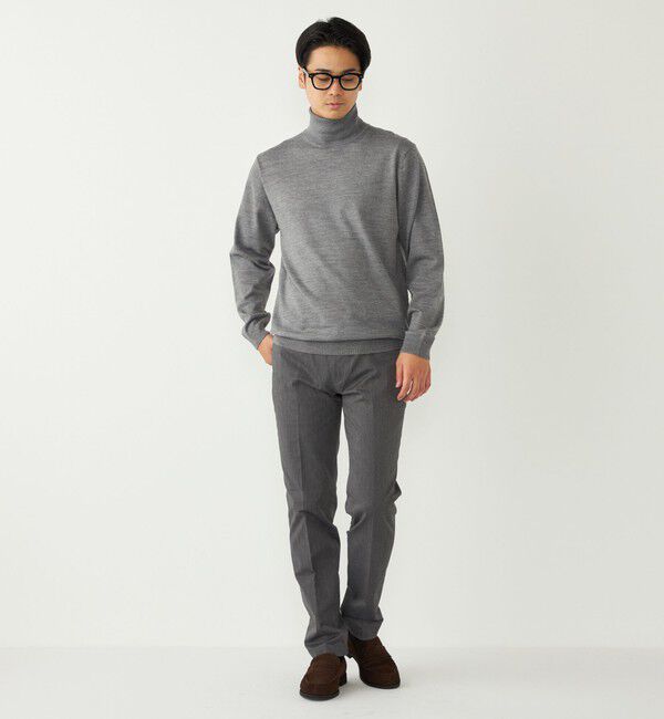 SHIPS Colors 「SHIPS Colors:〈手洗い可能〉アンチピリング 12ゲージ タートルネック ニット」|ニット・セーター|