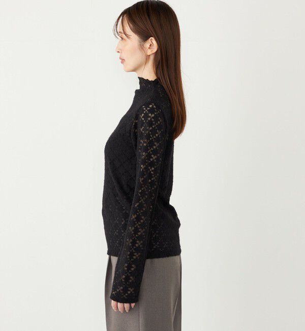 SHIPS Colors 「SHIPS Colors:〈手洗い可能〉起毛レース インナートップス」|Tシャツ・カットソー|