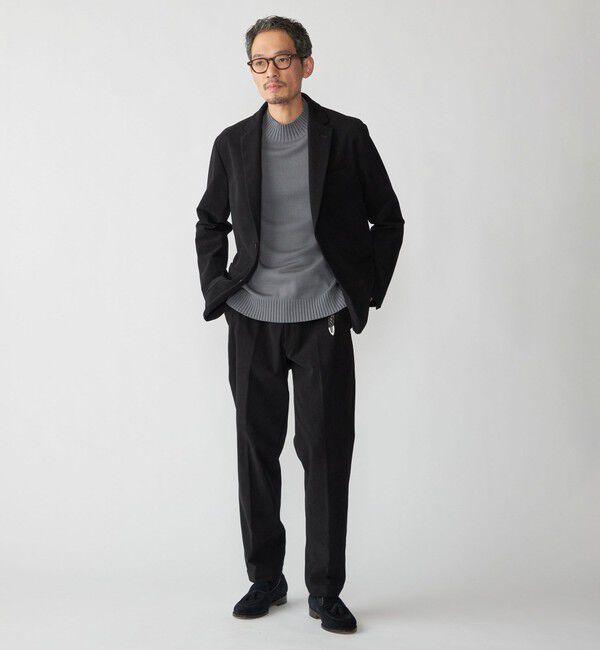 SHIPS「SHIPS:〈手洗い可能〉9ゲージ コンフォート モックネック プルオーバー ニット」|ニット・セーター|