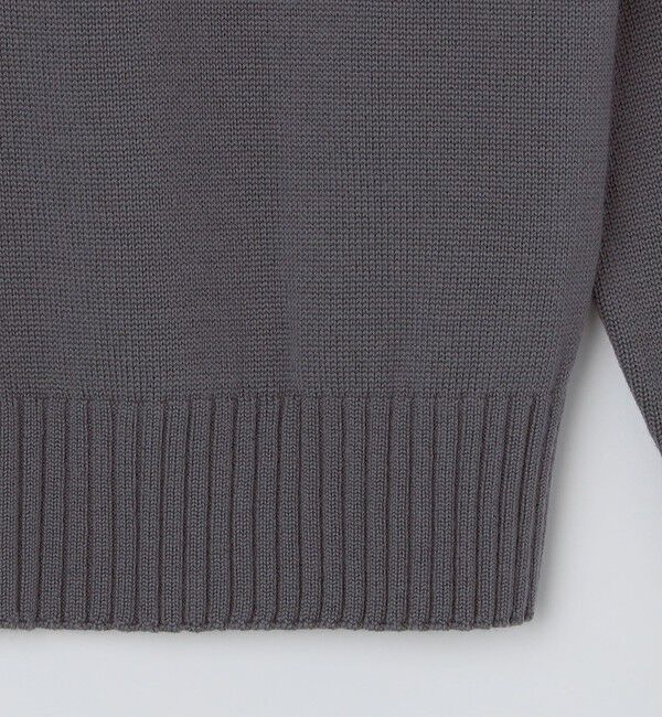 SHIPS「SHIPS:〈手洗い可能〉9ゲージ コンフォート モックネック プルオーバー ニット」|ニット・セーター|