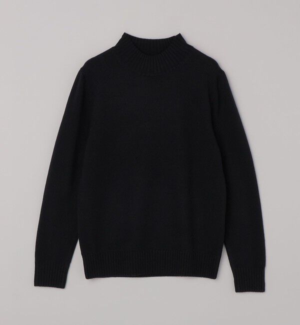 SHIPS「SHIPS:〈手洗い可能〉9ゲージ コンフォート モックネック プルオーバー ニット」|ニット・セーター|