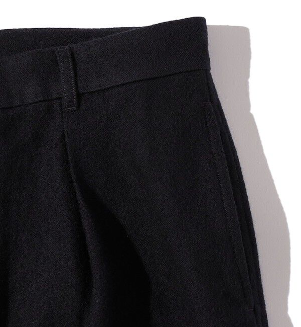 SHIPS「Southwick Gate Label:〈セットアップ対応〉フェルテッド 1プリーツ スラックス」|スラックス|