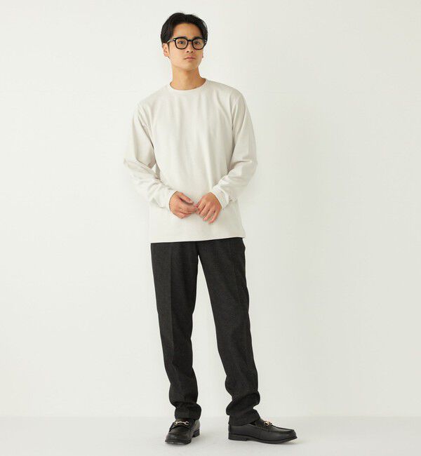 SHIPS Colors 「SHIPS Colors:〈吸水速乾〉スムース 微起毛 クルーネック ロンT」|Tシャツ・カットソー|