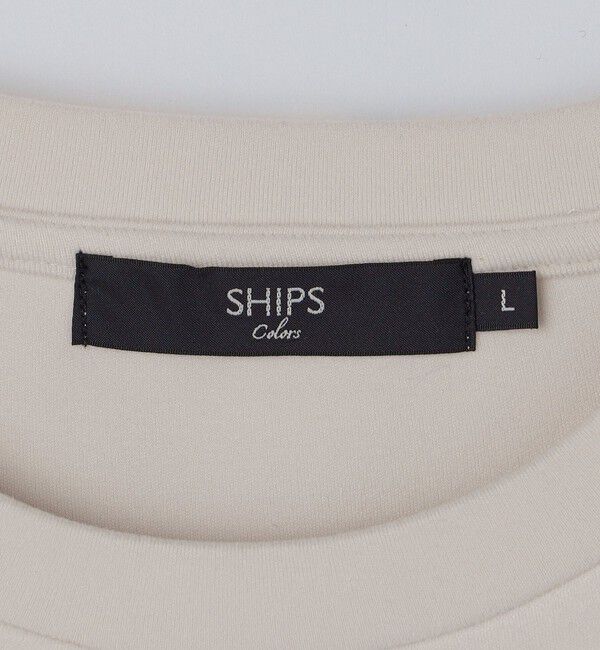 SHIPS Colors 「SHIPS Colors:〈吸水速乾〉スムース 微起毛 クルーネック ロンT」|Tシャツ・カットソー|