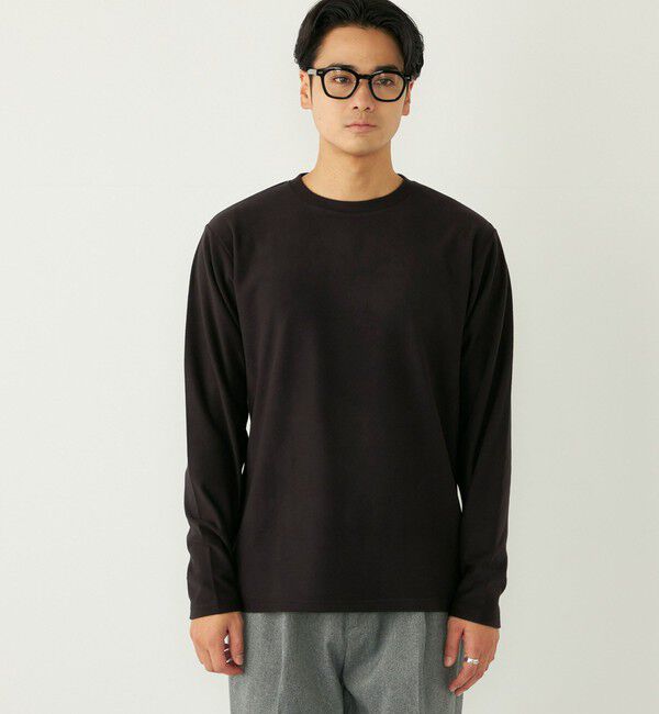 SHIPS Colors 「SHIPS Colors:〈吸水速乾〉スムース 微起毛 クルーネック ロンT」|Tシャツ・カットソー|
