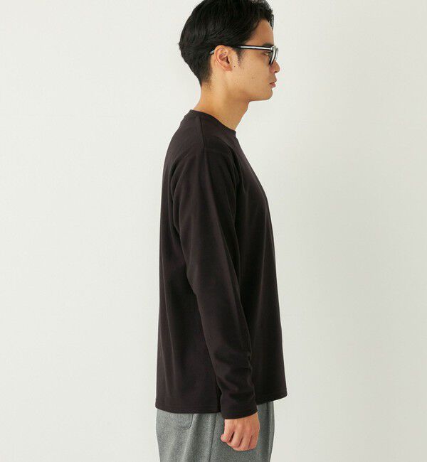 SHIPS Colors 「SHIPS Colors:〈吸水速乾〉スムース 微起毛 クルーネック ロンT」|Tシャツ・カットソー|