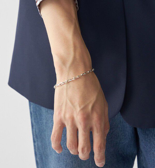 SHIPS「City Ambient Products: SILVER925 LONG CABLE CHAIN BRACELET」|ブレスレット・バングル|