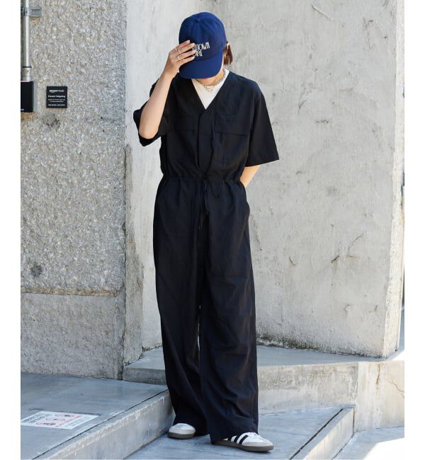 OUTDOOR PRODUCTS Usual Things「追加2 ダブルポケットVネックオールインワン」|オールインワン|