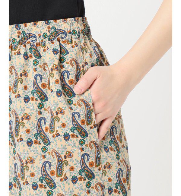 OUTDOOR PRODUCTS Usual Things「ペイズリープリントイージーパンツ セットアップ対応可」|スラックス|