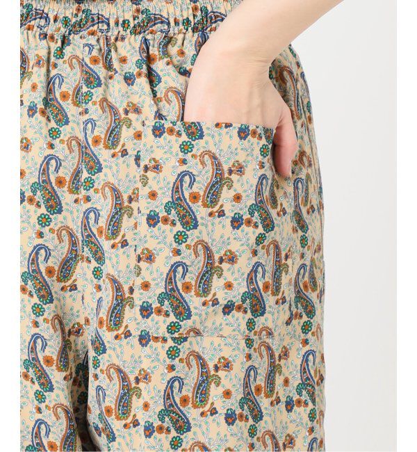 OUTDOOR PRODUCTS Usual Things「ペイズリープリントイージーパンツ セットアップ対応可」|スラックス|