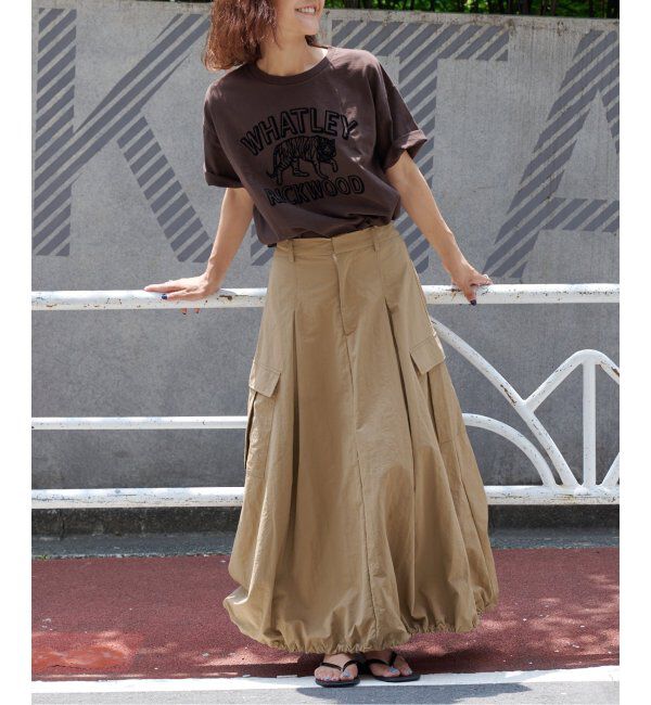 OUTDOOR PRODUCTS Usual Things「追加 ドロストバルーンカーゴスカート」|スカート|