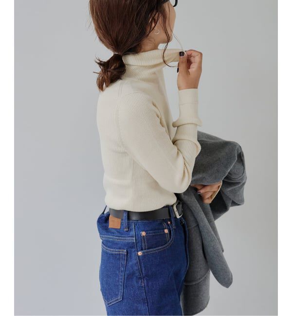 OUTDOOR PRODUCTS Usual Things「追加2 リブタートルニットプルオーバー」|ニット・セーター|