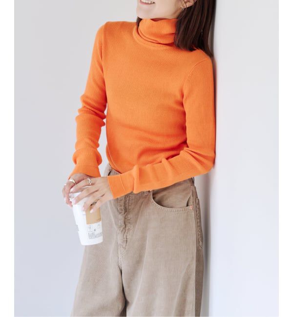 OUTDOOR PRODUCTS Usual Things「追加2 リブタートルニットプルオーバー」|ニット・セーター|