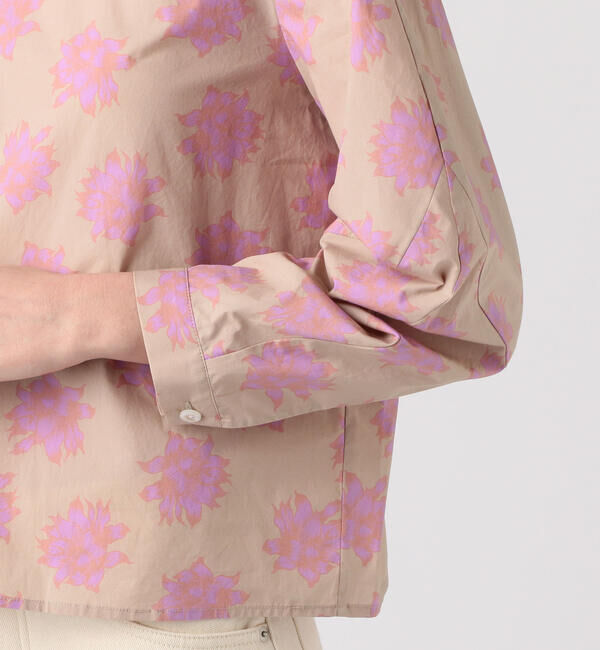 TOMORROWLAND BUYING WEAR「NO.6 BERRY コットン フラワープリントブラウス」|シャツ・ブラウス|