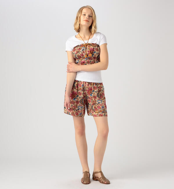 SOULEIADO「レーヨンエテプリント ビスチェ」|シャツ・ブラウス|