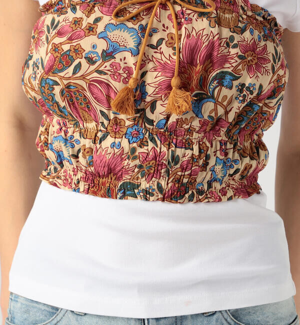 SOULEIADO「レーヨンエテプリント ビスチェ」|シャツ・ブラウス|