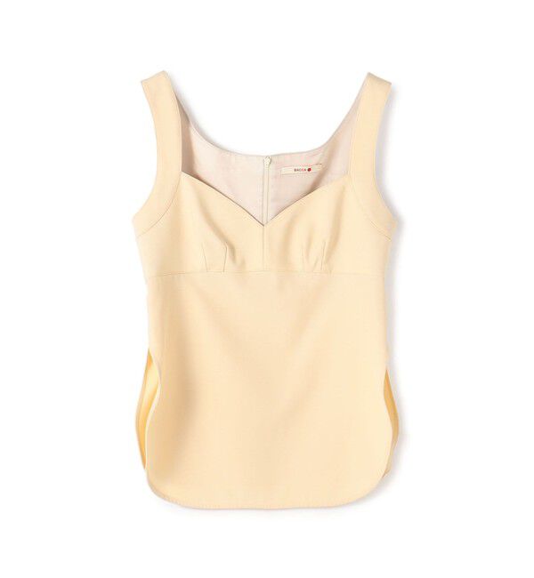 BACCA「ウールレーヨンツイル キャミソールトップ」|シャツ・ブラウス|41 ライトベージュ