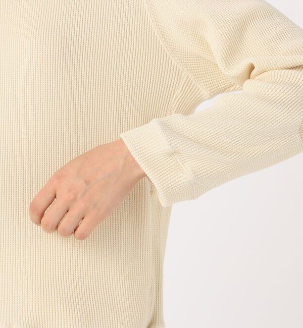 GALERIE VIE「ウールコットンワッフル ラウンドネックプルオーバー」|Tシャツ・カットソー|