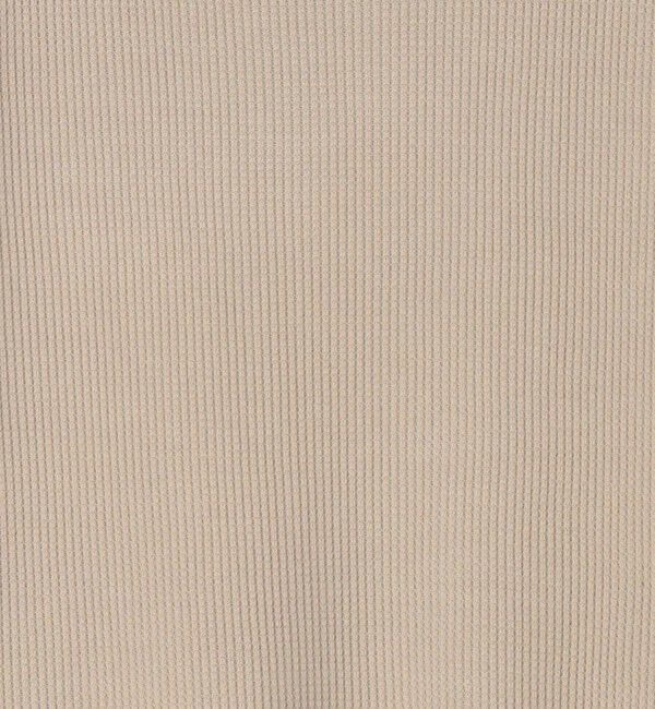 GALERIE VIE「ウールコットンワッフル ラウンドネックプルオーバー」|Tシャツ・カットソー|