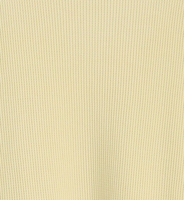 GALERIE VIE「ウールコットンワッフル ラウンドネックプルオーバー」|Tシャツ・カットソー|