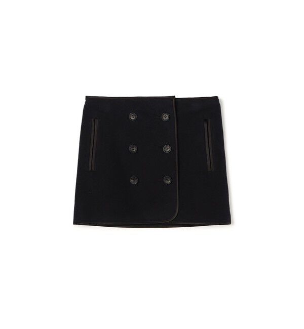 DES PRES「コットンモールスキン ミニスカート」|台形|