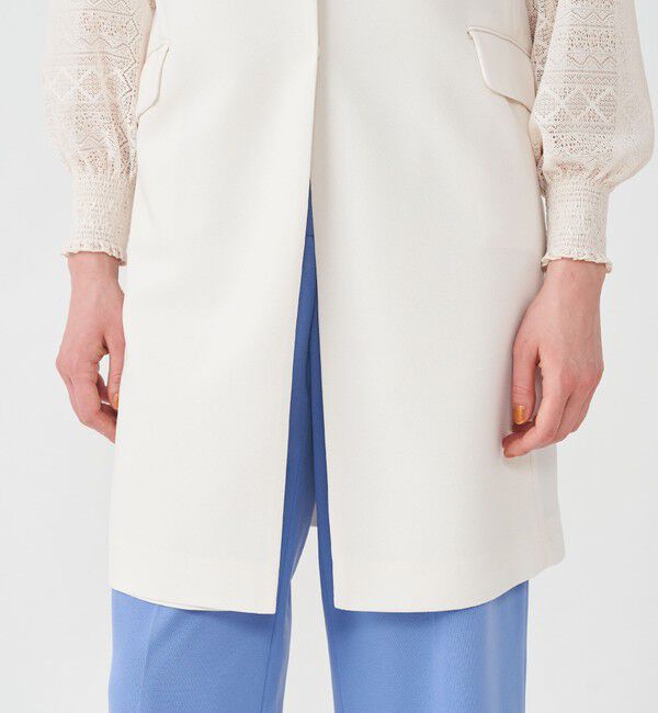 Ballsey「ドライアムンゼン クルーネックロングジレ」|ベスト・ジレ|