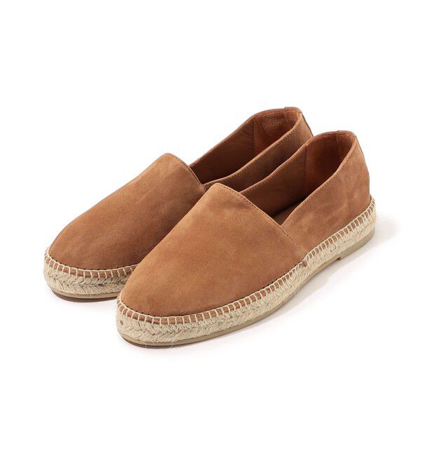 TOMORROWLAND GOODS「TOMORROWLAND ゴートスエード エスパドリーユ」|スリッポン|45 キャメル