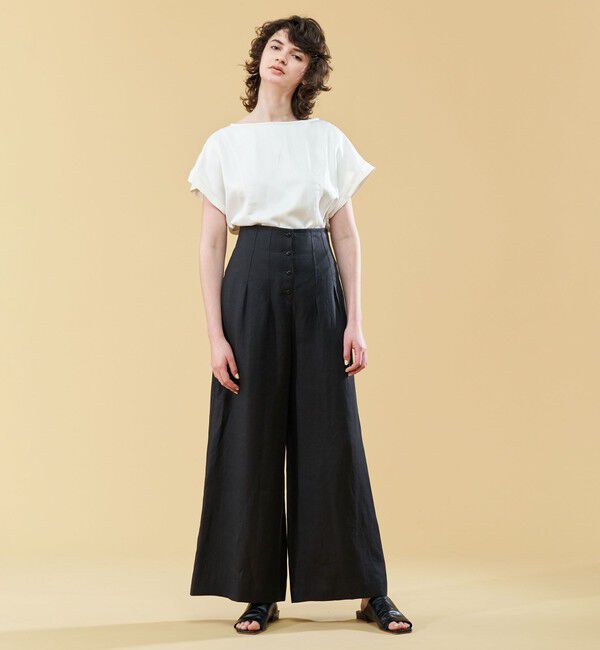 DES PRES「ヘンプツイル ハイウエストコルセットパンツ」|その他|