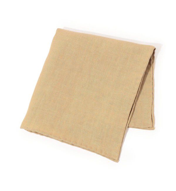 TOMORROWLAND GOODS「TOMORROWLAND リネンソリッド ポケットチーフ」|その他|43 ベージュ