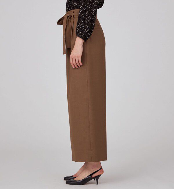 Ballsey「ライトカルゼ ベルテッドパンツ」|スラックス|