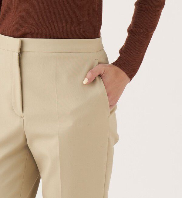 DES PRES「ハイカウントコットン シガレットパンツ」|スラックス|
