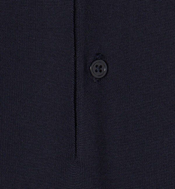 TOMORROWLAND MENS「TOMORROWLAND TRICOT スーパーファインメリノウール ニットポロシャツ S WOOL」|ニット・セーター|