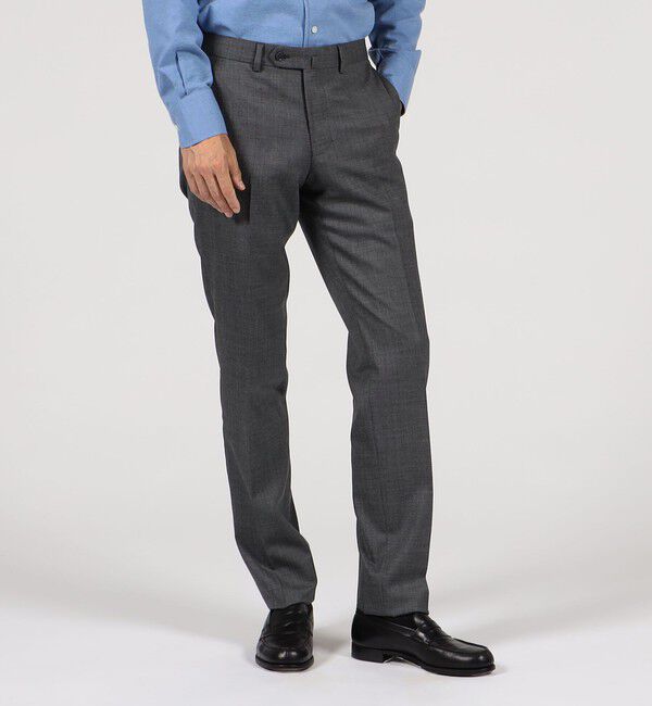 TOMORROWLAND MENS「Super120'sストレッチウールツイル スリムスラックス」|スラックス|