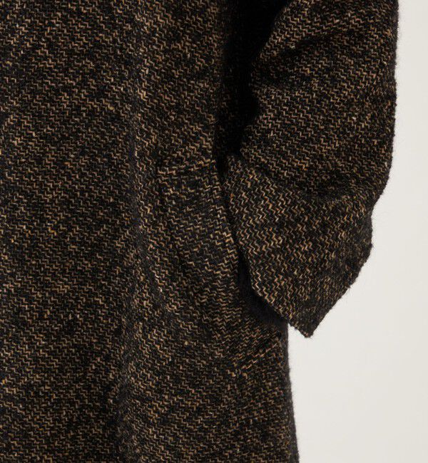 GALERIE VIE「バードドッグ ラグランスリーブコート」|ノーカラーコート|