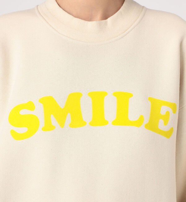 TOMORROWLAND BUYING WEAR「UNION LAUNCH FLOCKY PRINT SMILE スエット プルオーバー」|スウェット・ジャージ|
