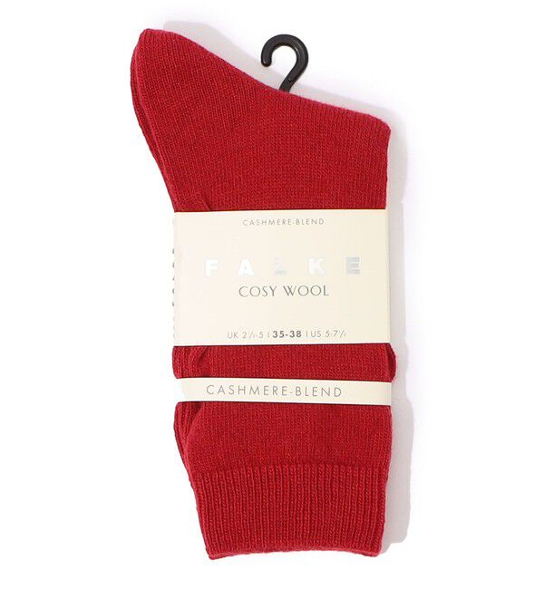 TOMORROWLAND GOODS「FALKE COSY WOOL ソックス」|ソックス|35 レッド