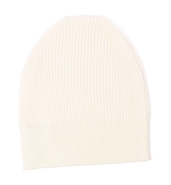 GALERIE VIE「ウーステッドウール ニットキャップ」|ニット帽|11 ホワイト