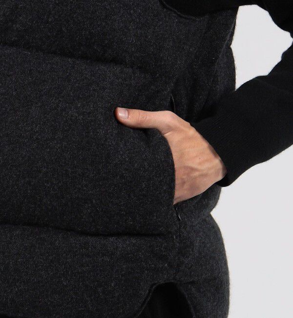 TOMORROWLAND MENS「カシミヤ ニットダウンベスト」|ダウンベスト・ベスト|