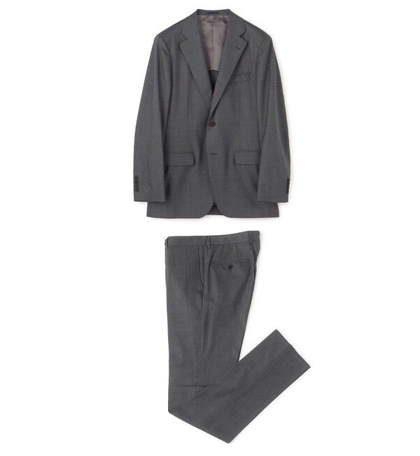 TOMORROWLAND MENS「Super150'sウール シングルブレステッド2Bスーツ」|スーツ|18 グレー系