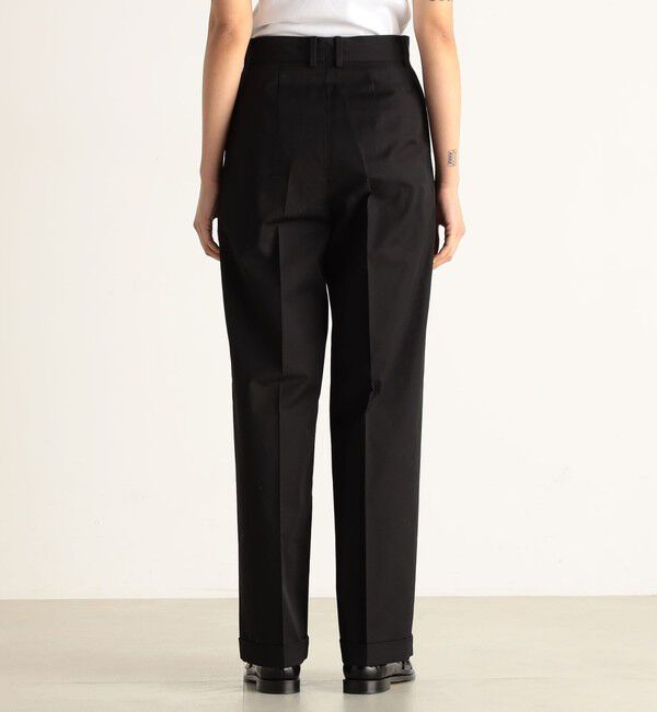 Edition「エコテックギャバ スリムスラックス」|チノ|