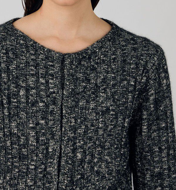 DES PRES「アルパカミックススラブ ジップアップブルゾン」|ブルゾン・スタジャン|